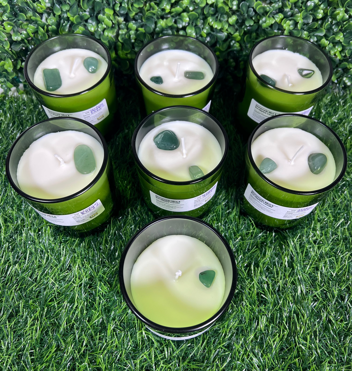Homemade Mint & Eucalyptus Candle (Batch 2503-2)
