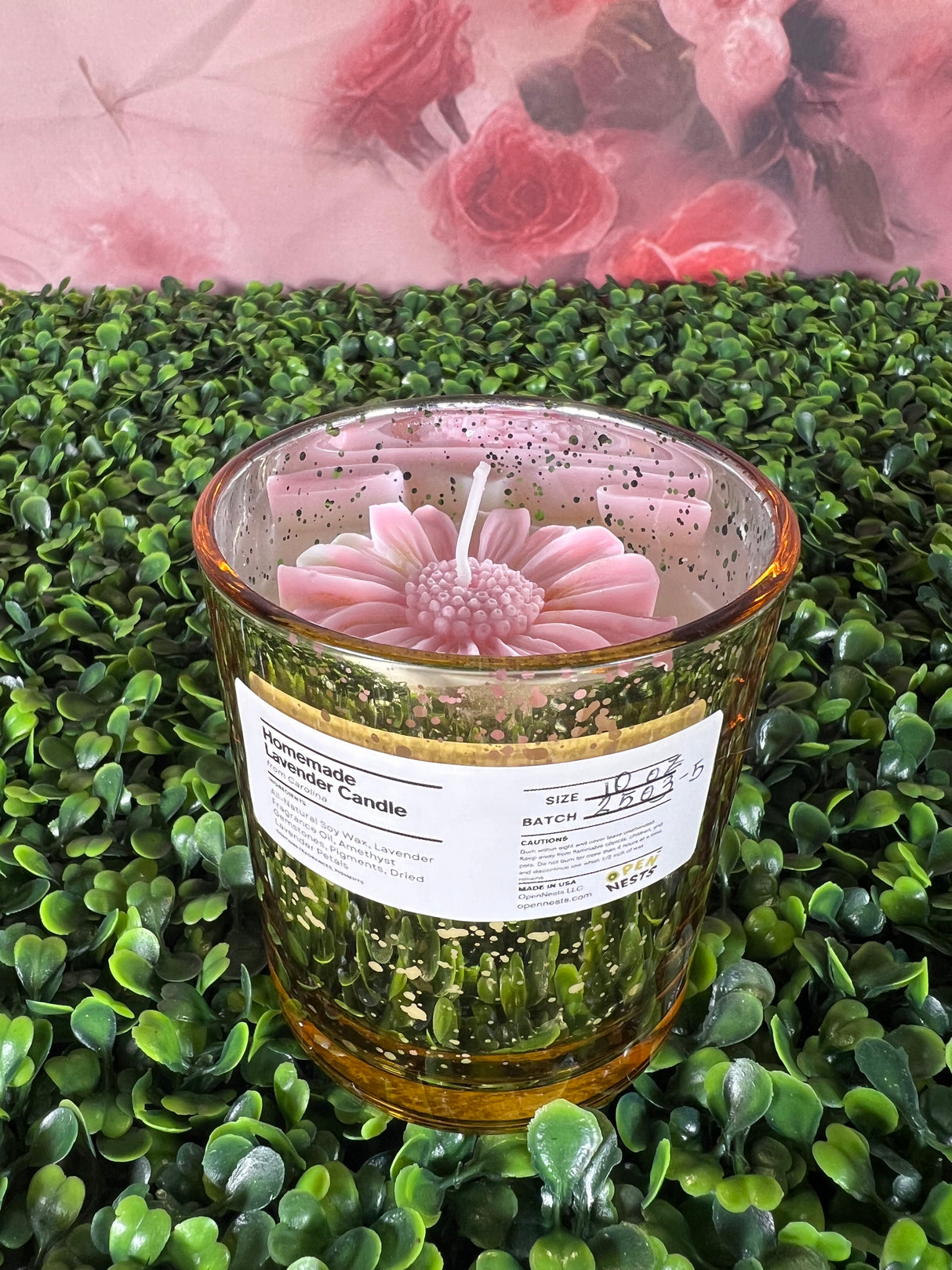 Homemade Lavender Candle (Batch 2503-5)