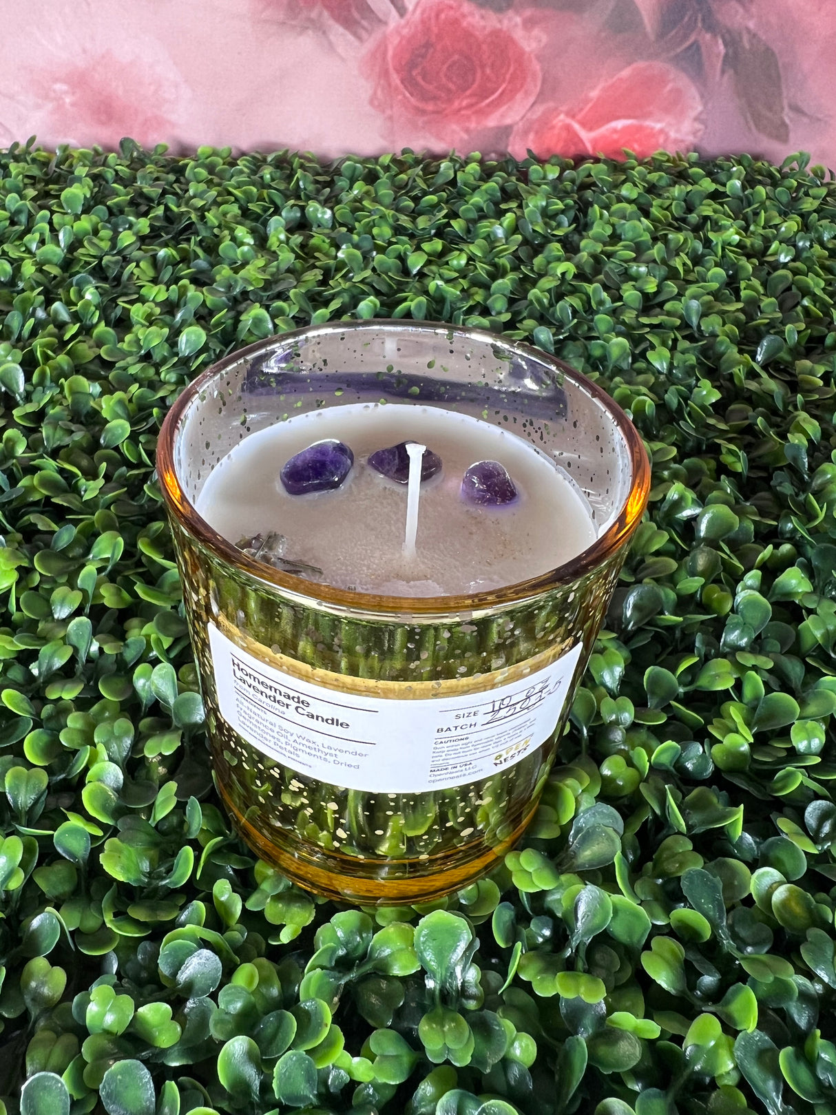 Homemade Lavender Candle (Batch 2503-5)