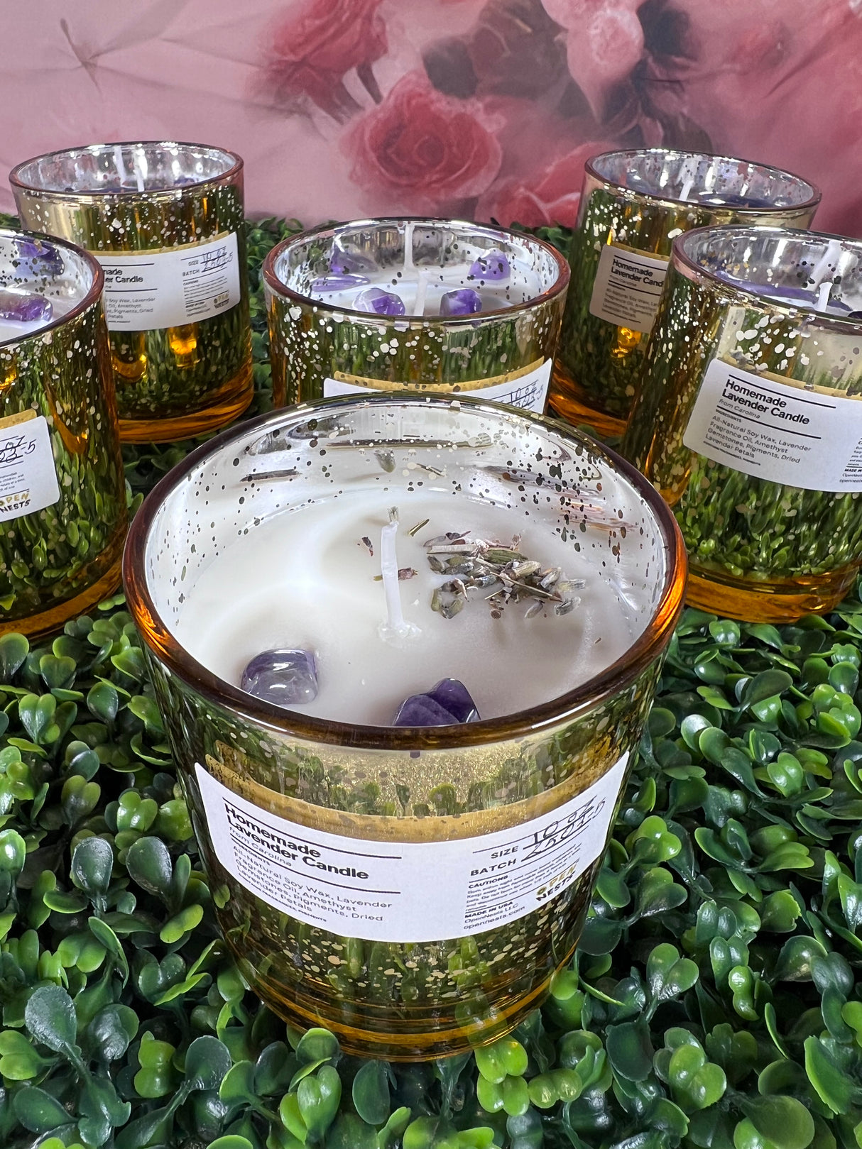 Homemade Lavender Candle (Batch 2503-5)