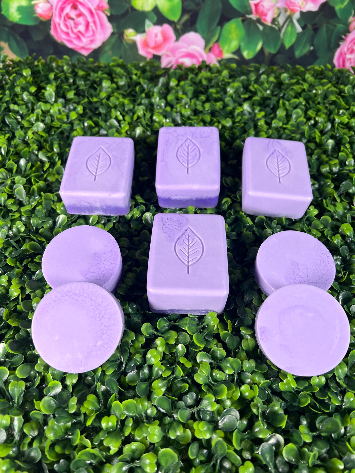 Homemade Two-Toned Lavender Bar Soap (Batch 2503-7)