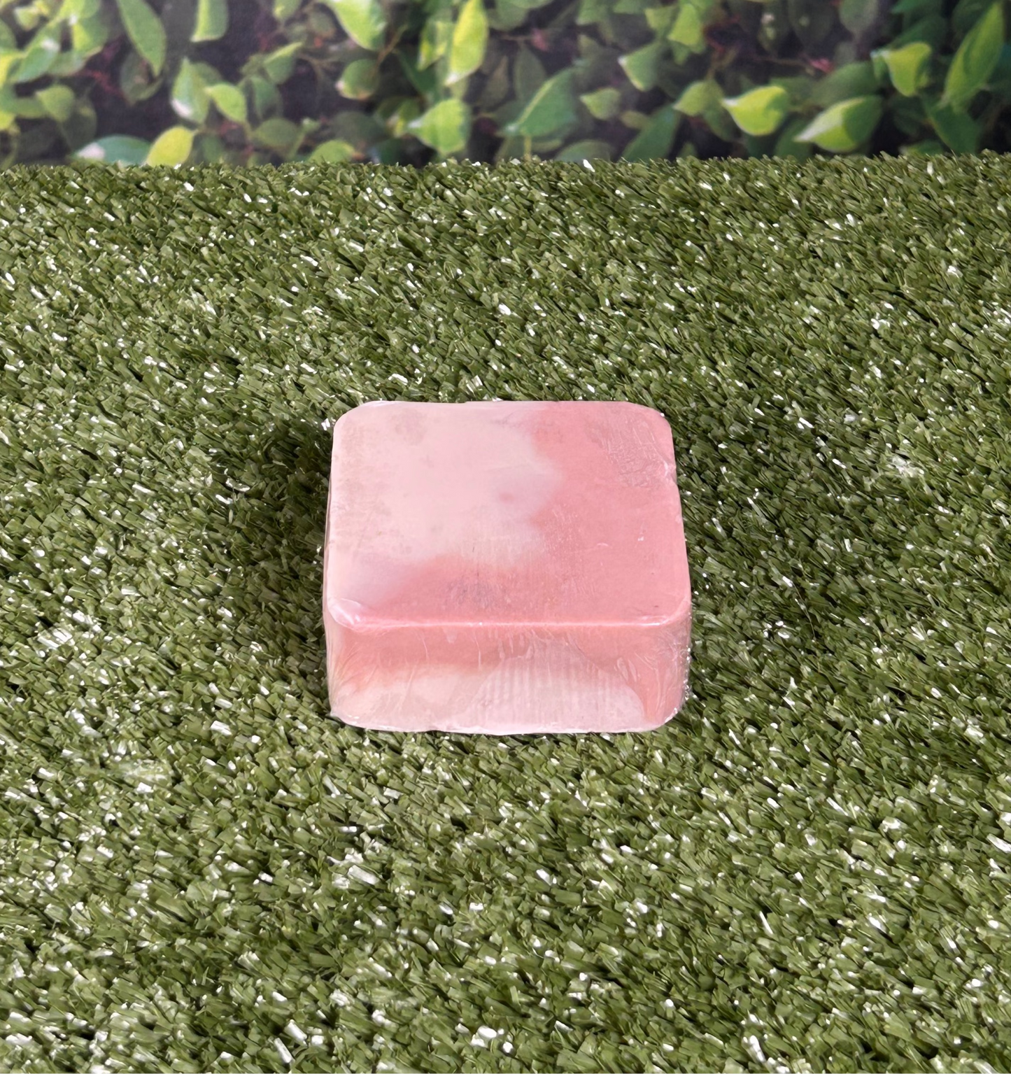 Square bar of the manuka milk, lavender, and amber soap