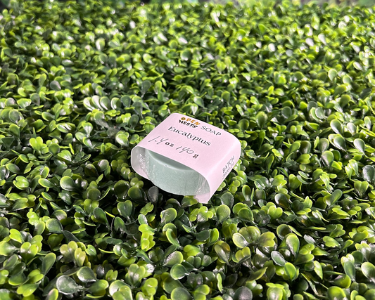 travel size variant of eucalyptus bar soap