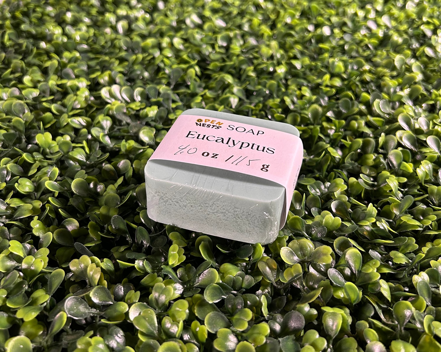 square variant of eucalyptus bar soap