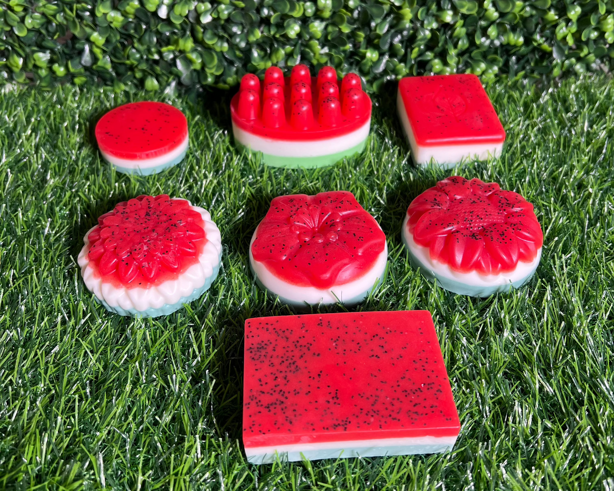 Homemade Watermelon Bar Soap (Batch 2502-9)
