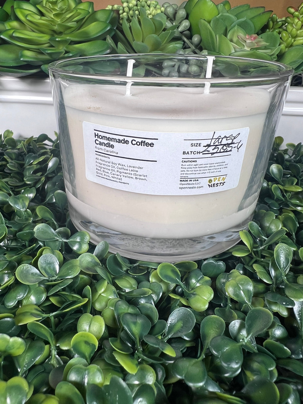 Homemade Coffee Candle (Batch 2505-6)