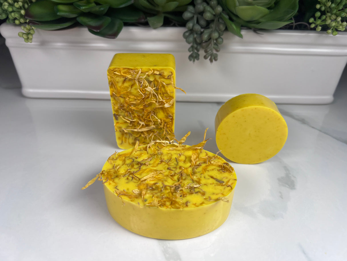 Homemade Turmeric Bar Soap (Batch 2506-4)