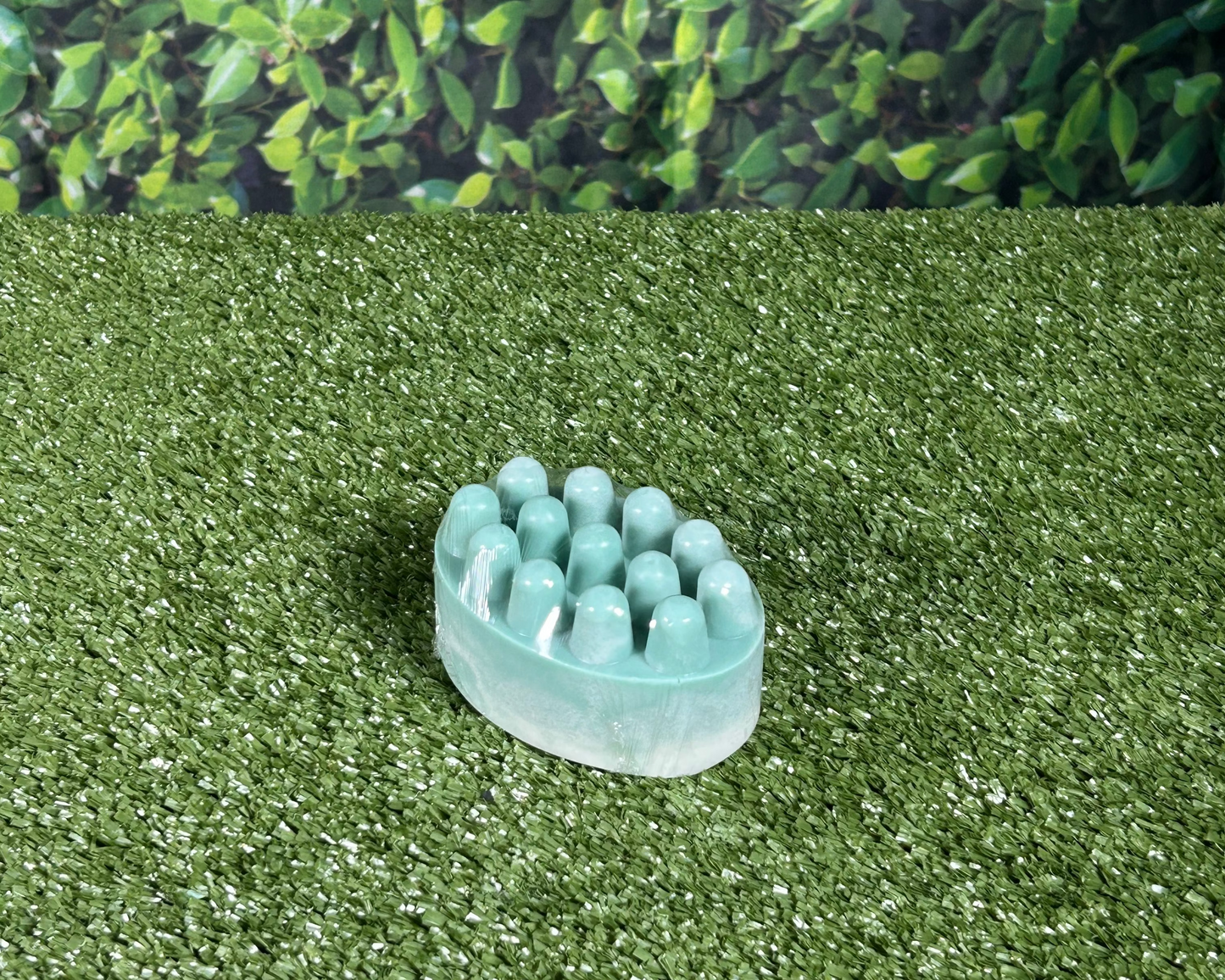 Scrub bar of sage soap