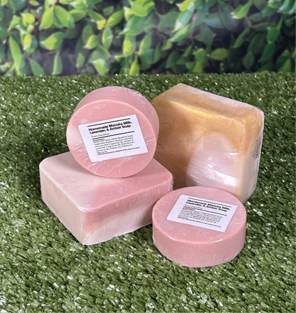 All variants of the manuka milk, lavender, and amber soap
