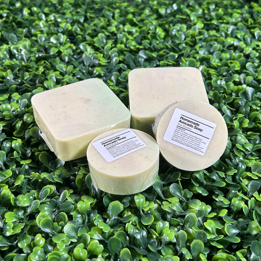 all variants of avocado soap bars together