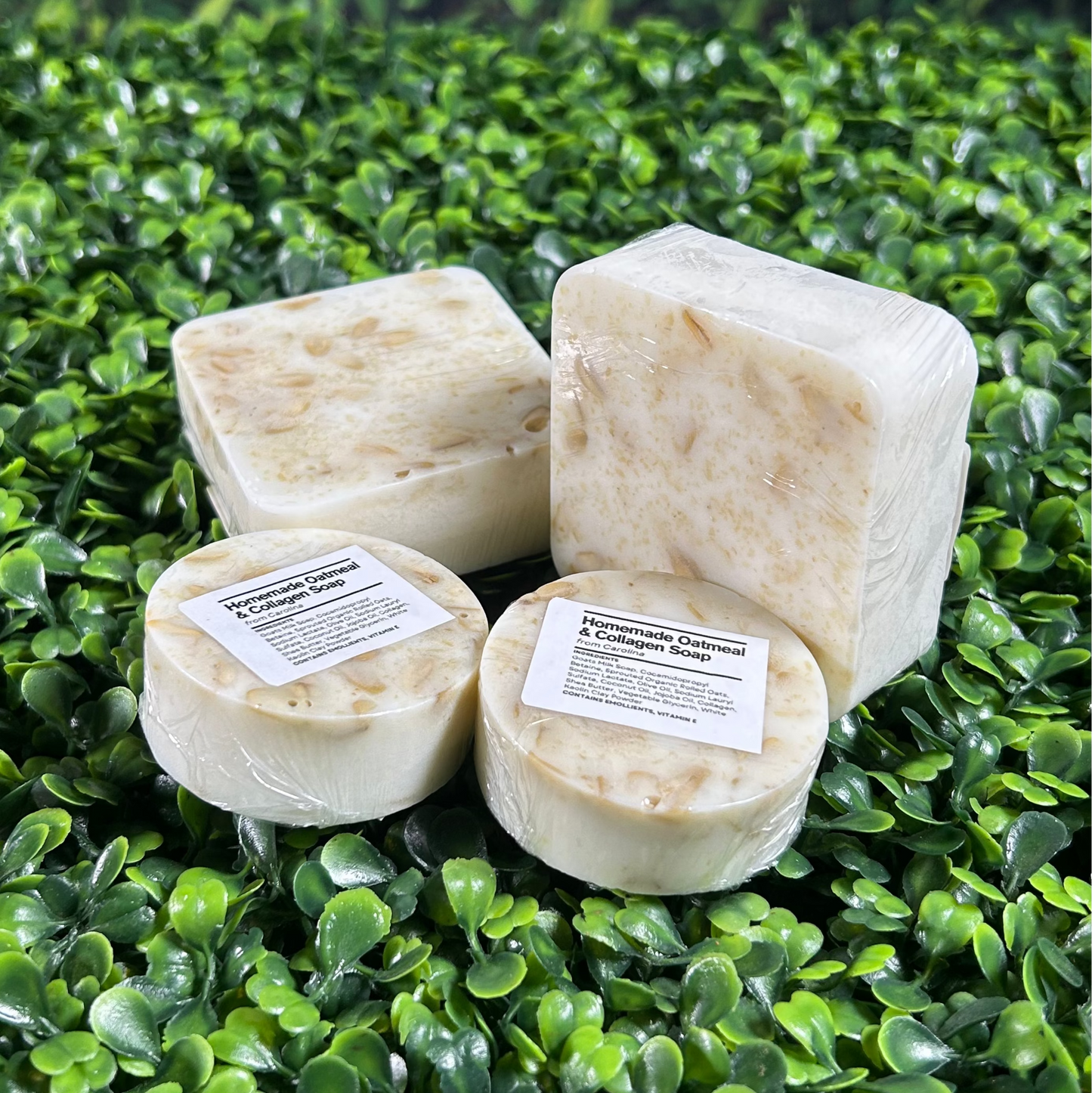 all variants of oatmeal and collagen bar soap together