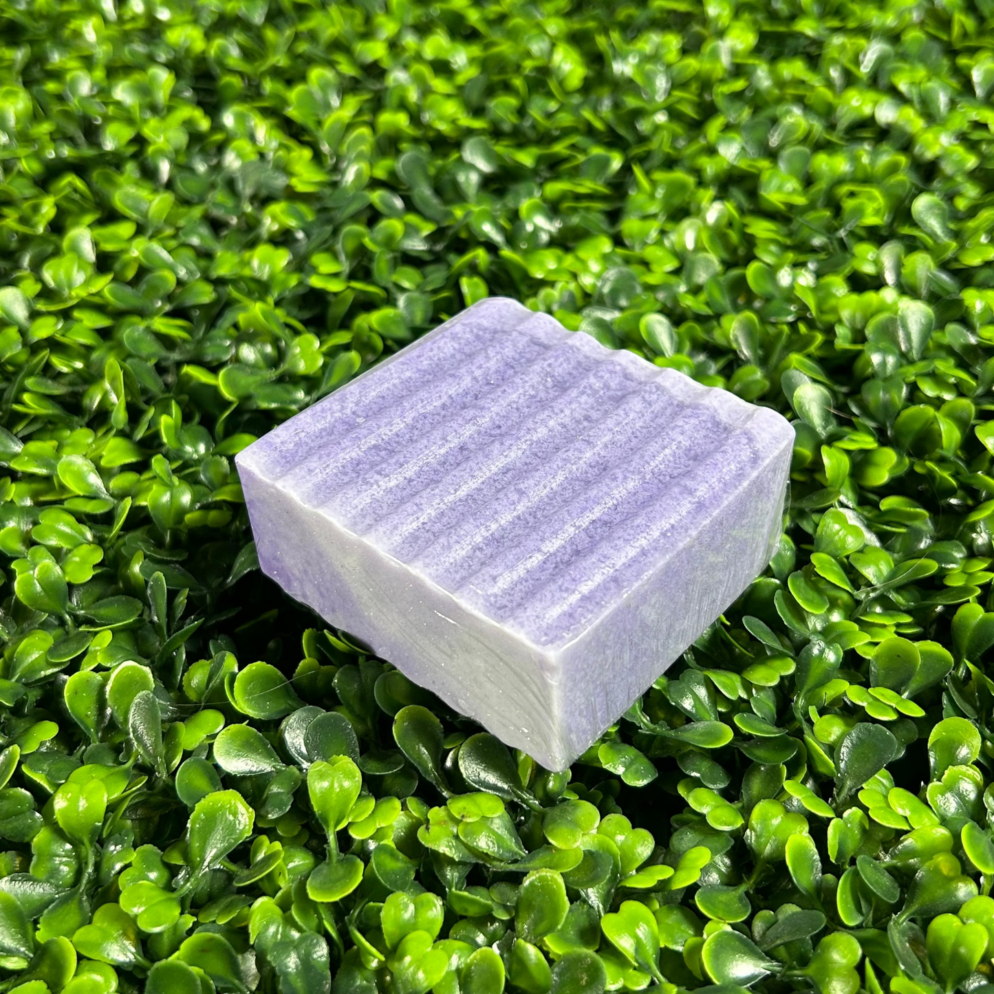 wavy lavender bar soap
