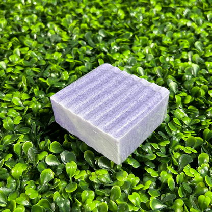 wavy lavender bar soap