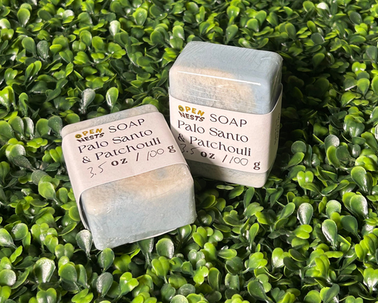 Leaf bar of Palo Santo & Patchouli soap