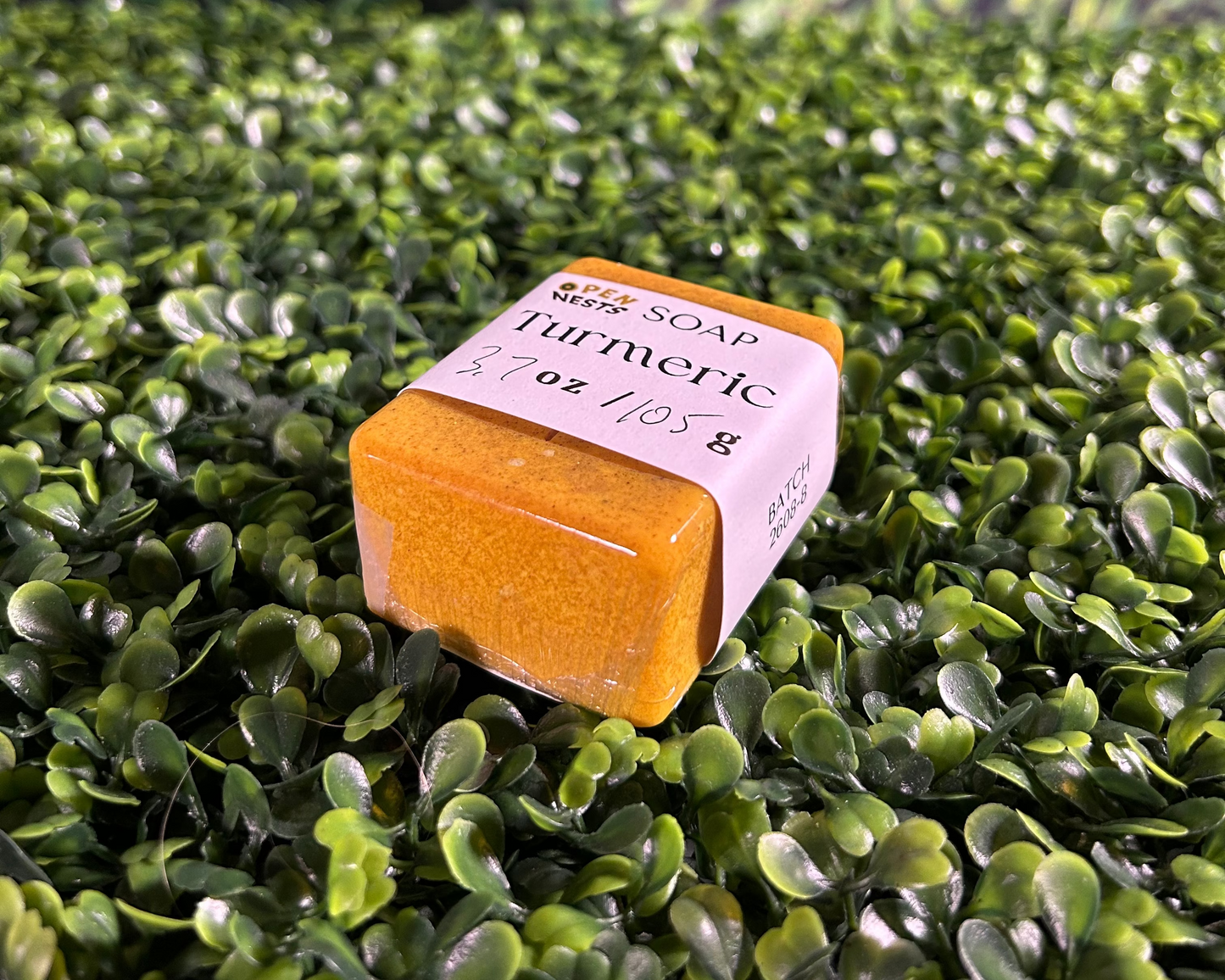 leaf variant of turmeric bar soap