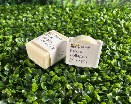 all variants of rice & collagen bar soap