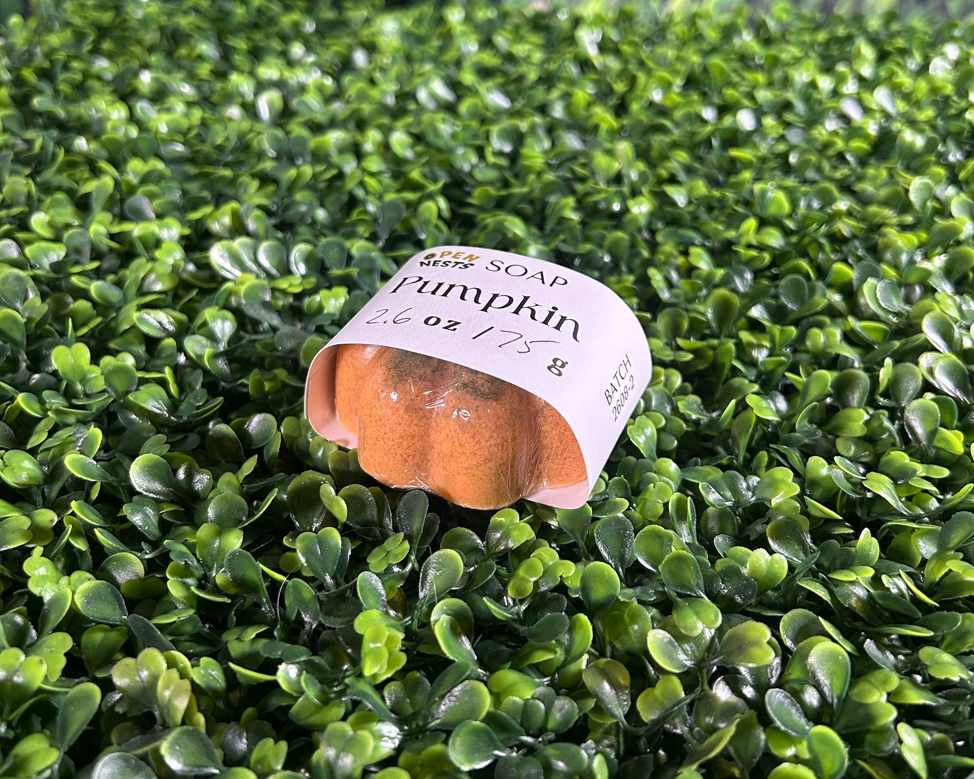 Small variant of pumpkin soap