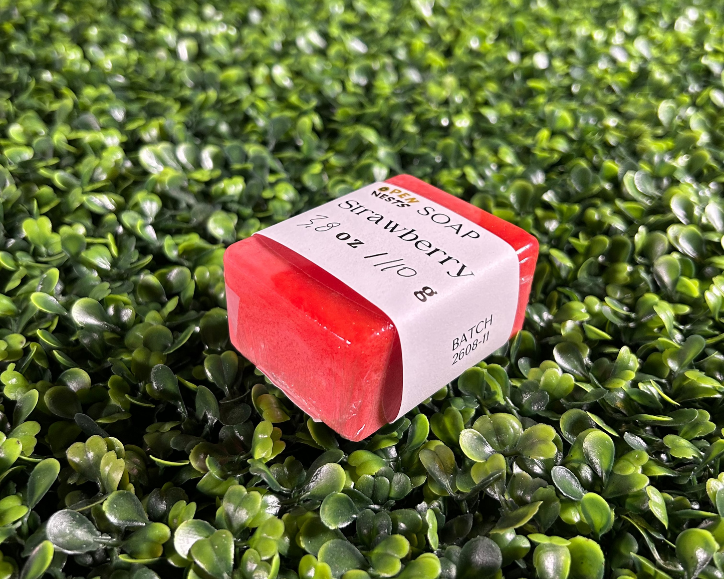 leaf variant of strawberry bar soap
