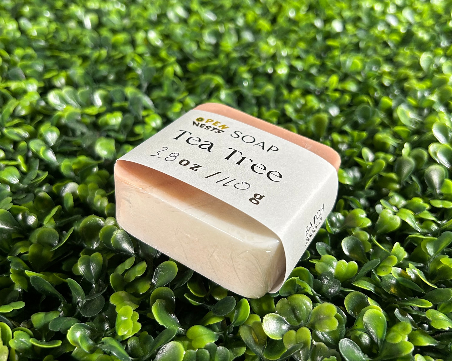 square variant of tea tree bar soap