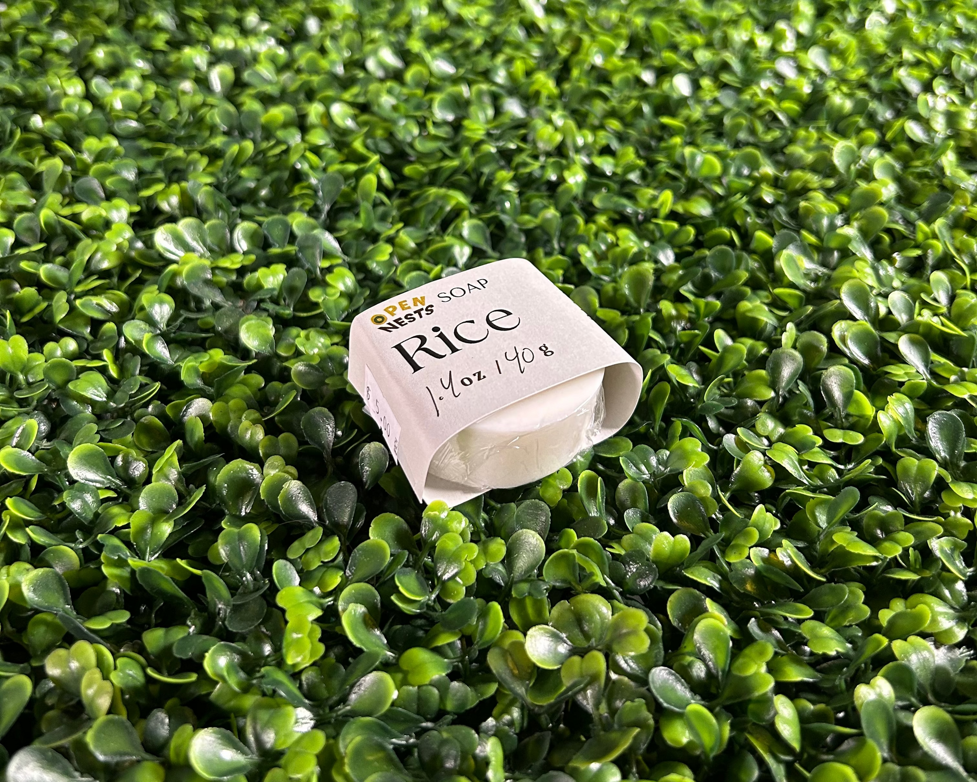travel size variant of rice bar soap