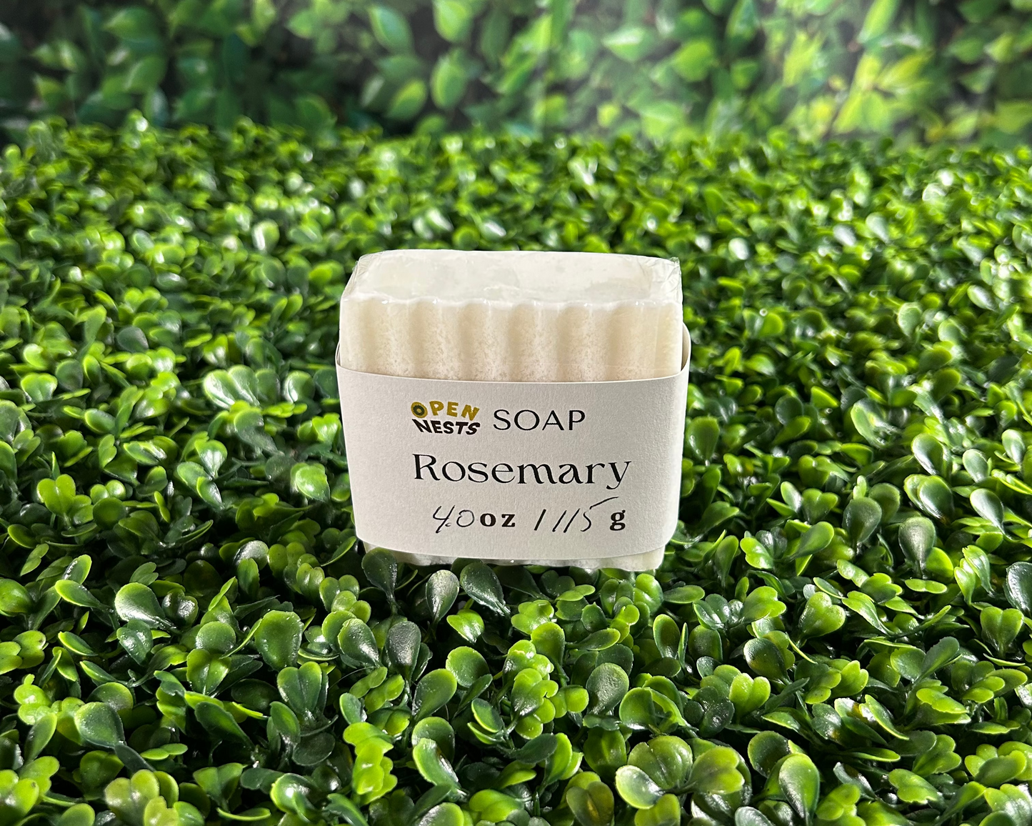 wavy variant of rosemary bar soap