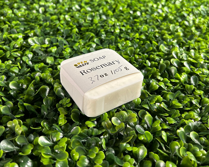square variant of rosemary bar soap