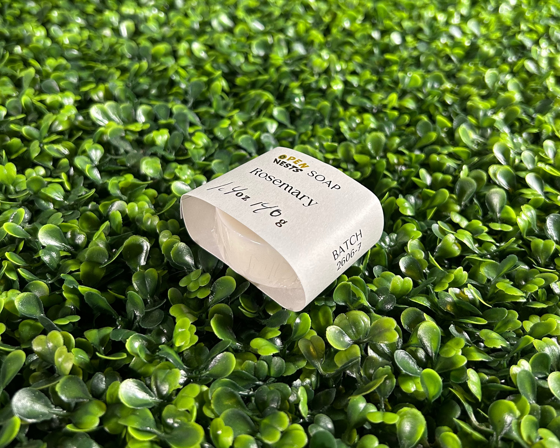 travel size variant of rosemary bar soap