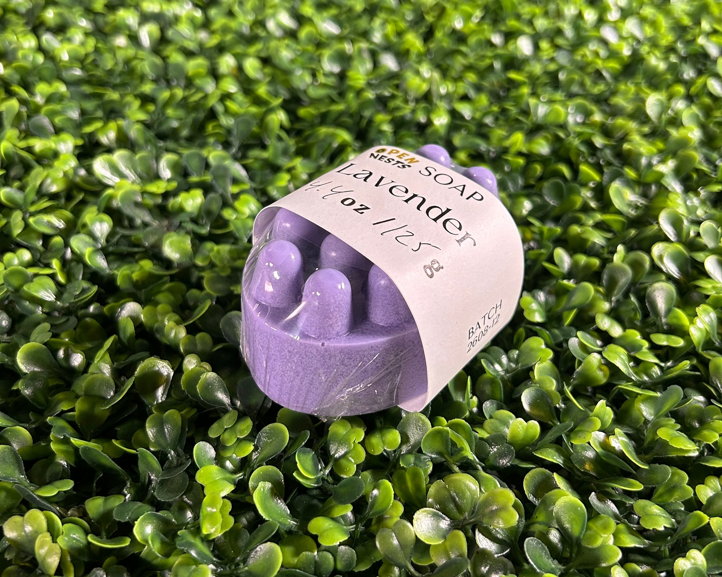 scrub variant of lavender bar soap
