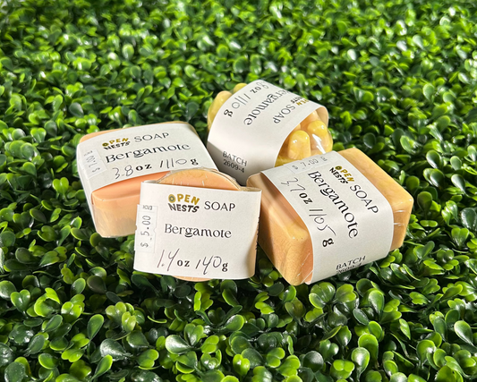 all variants of bergamote bar soap