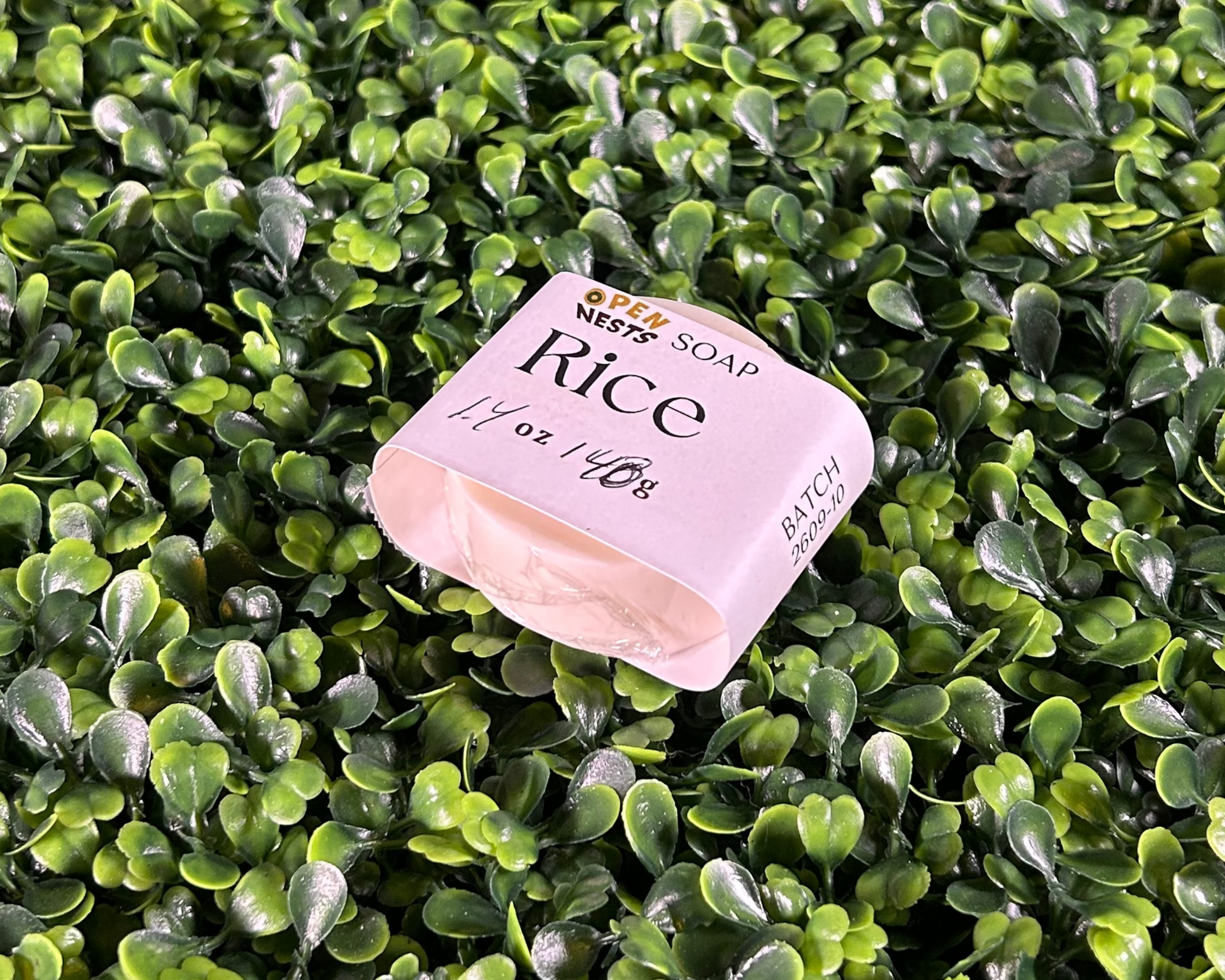 travel size variant of rice bar soap