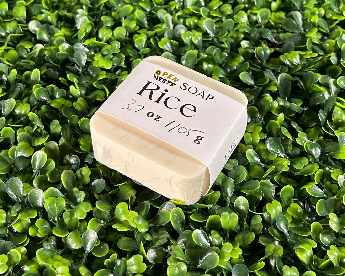 square variant of rice bar soap